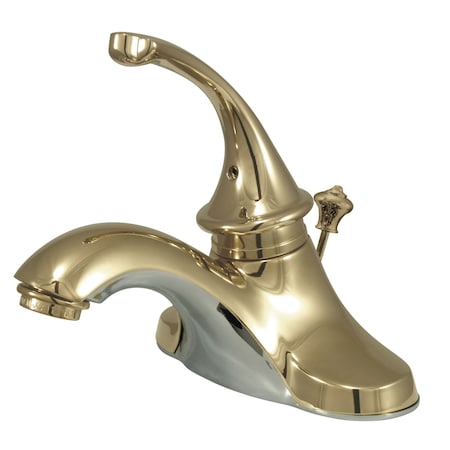 Kingston Brass 4" Centerset Bathroom Faucet, Polished Brass KB3542GL